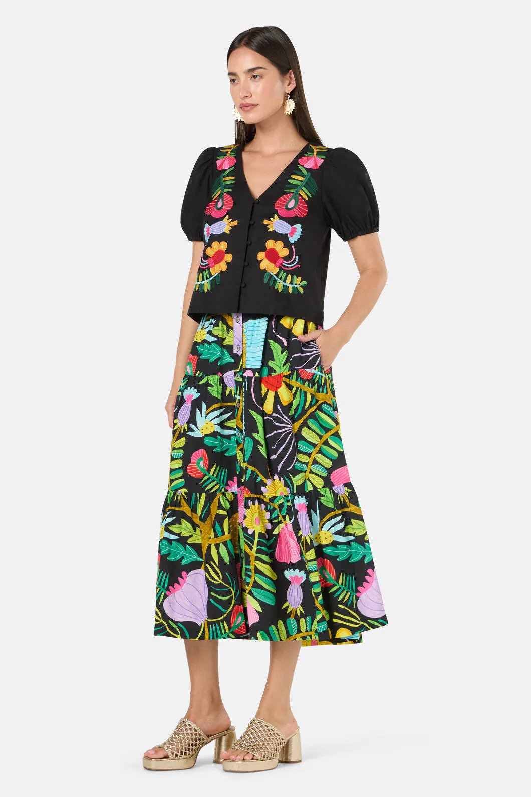 Whimsical Embroidered Top sold by gorman product image thumbnail 3