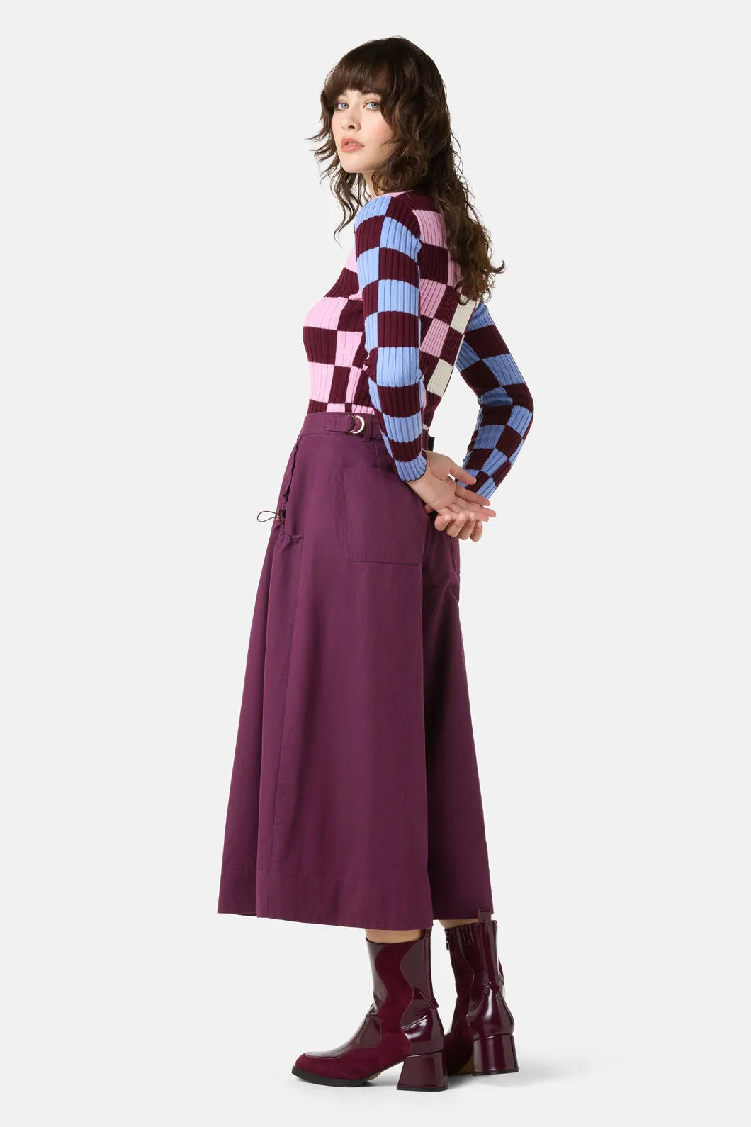 Check Merino Knit Top sold by gorman product image thumbnail 3