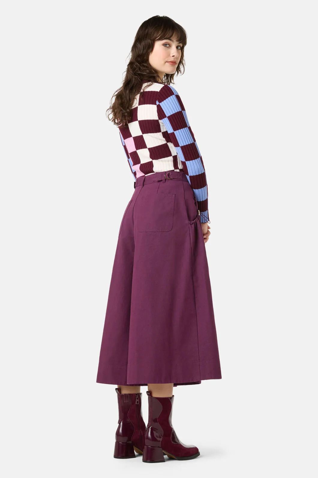 Check Merino Knit Top sold by gorman product image thumbnail 4