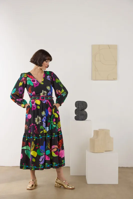 Electric Eden Maxi Dress made by gorman