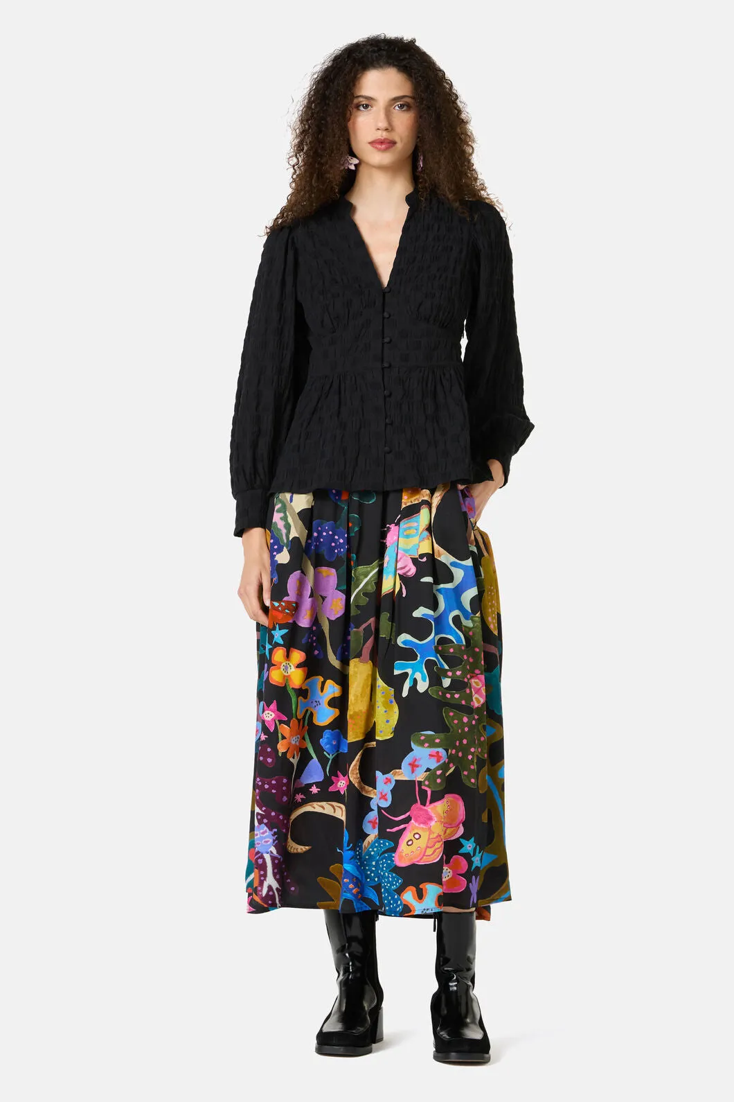 Clover Seersucker Blouse sold by gorman product image thumbnail 3