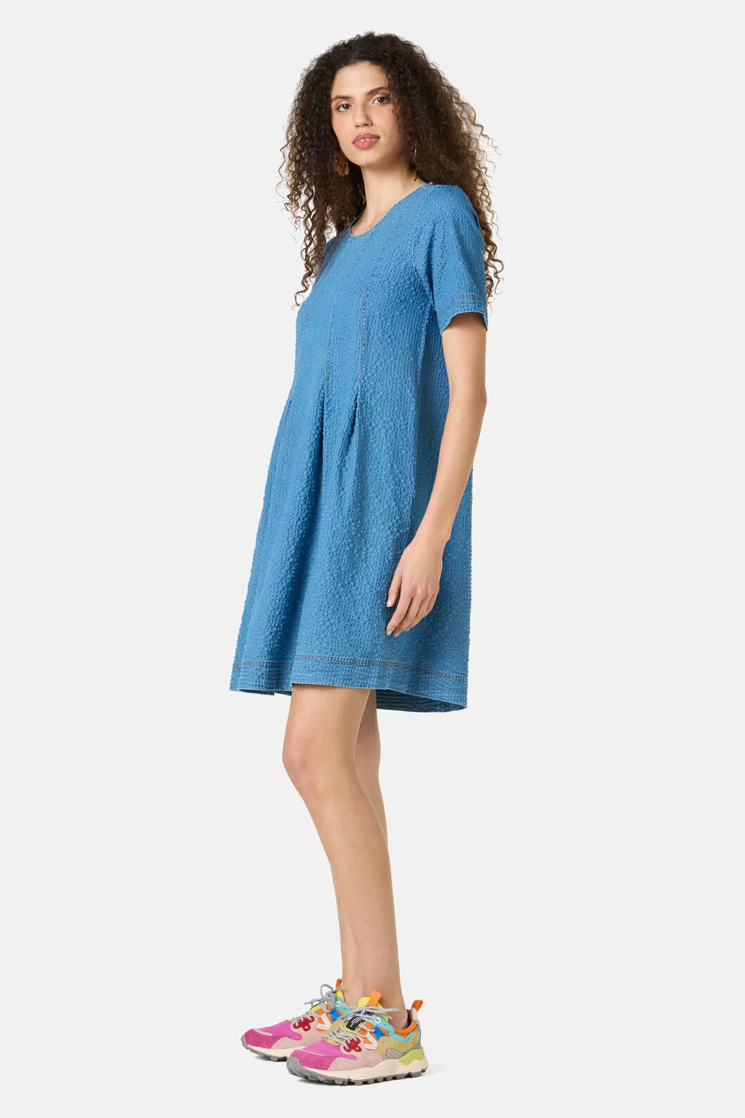 Daphne Seersucker Denim Dress sold by gorman product image thumbnail 3