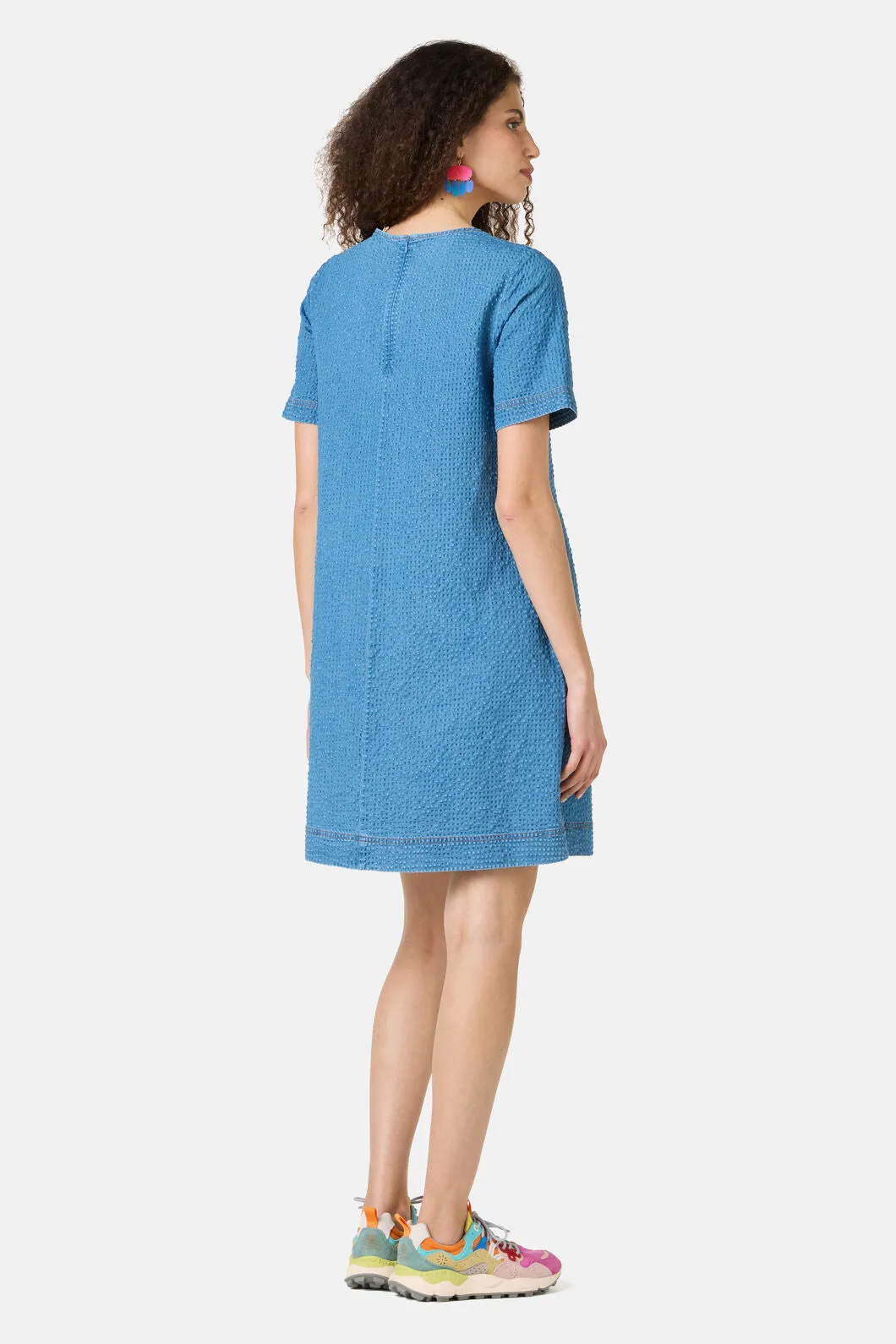 Daphne Seersucker Denim Dress sold by gorman product image thumbnail 4