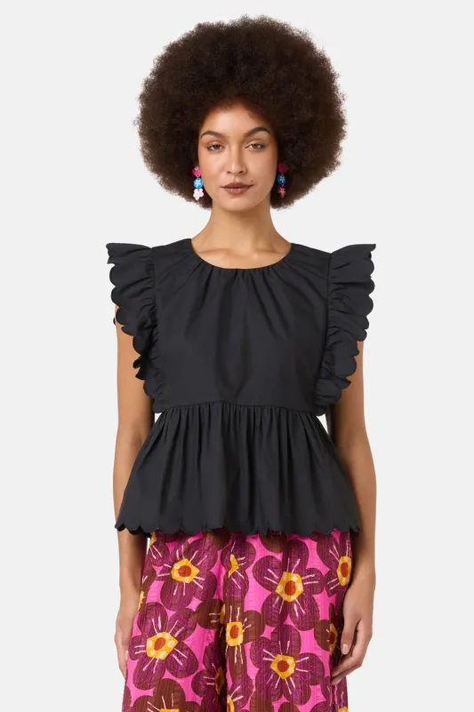 Lily Ruffle Top made by gorman