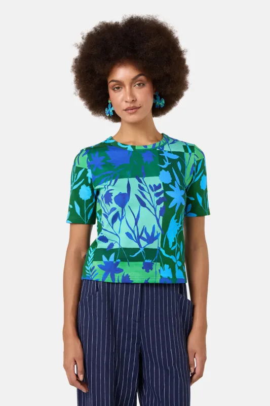 Petal Patch Rib Tee made by gorman