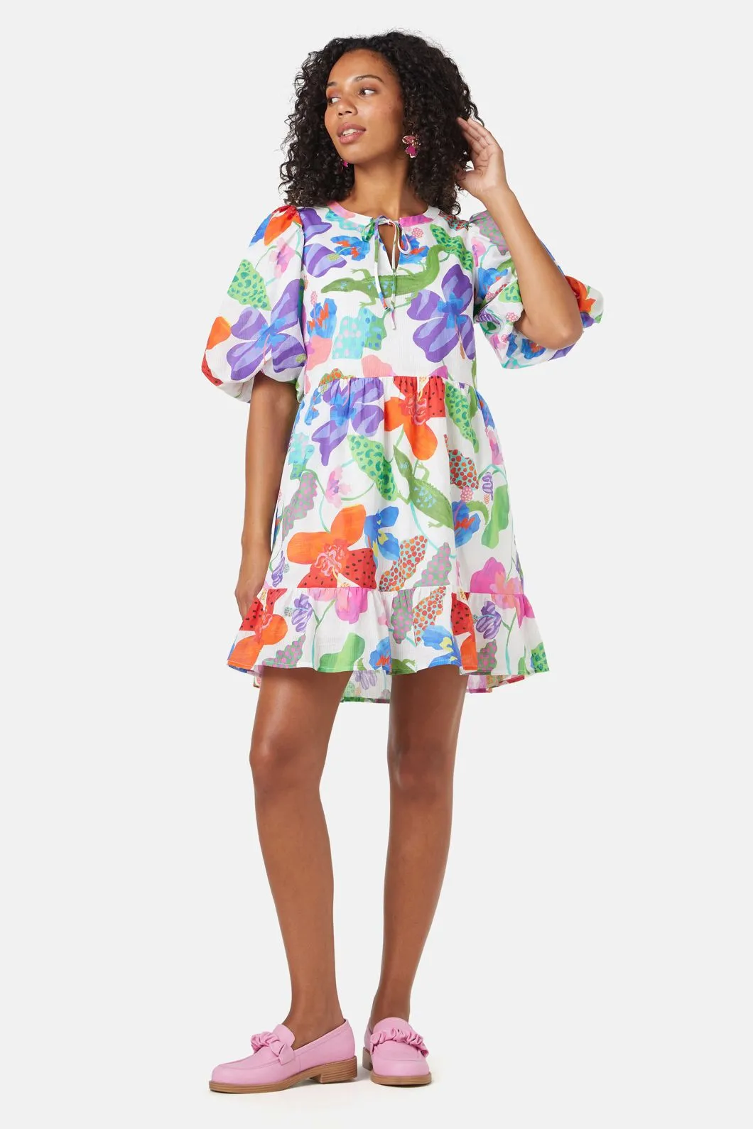 Trippy Flowers Dress sold by gorman product image thumbnail 3