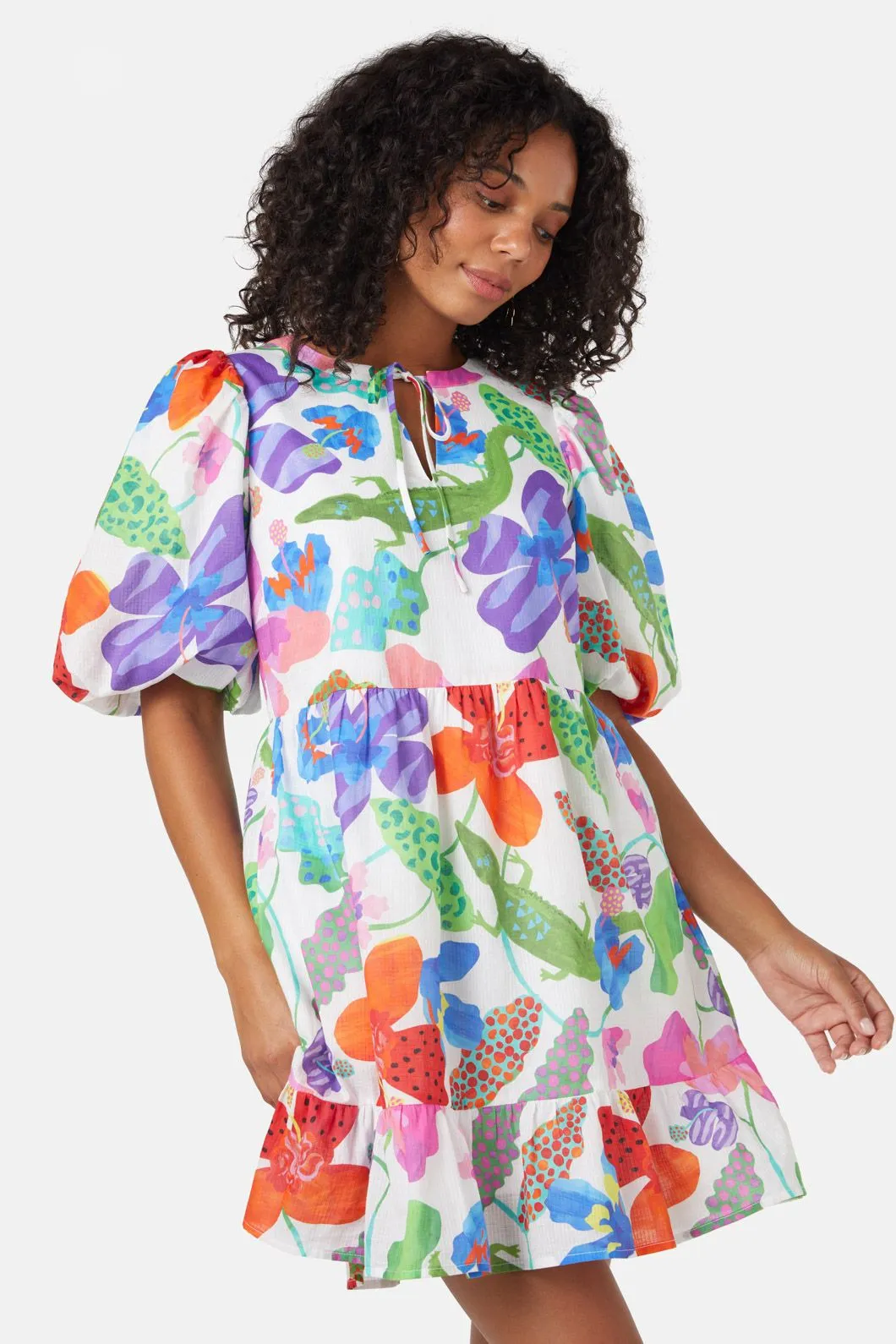 Trippy Flowers Dress sold by gorman product image thumbnail 4