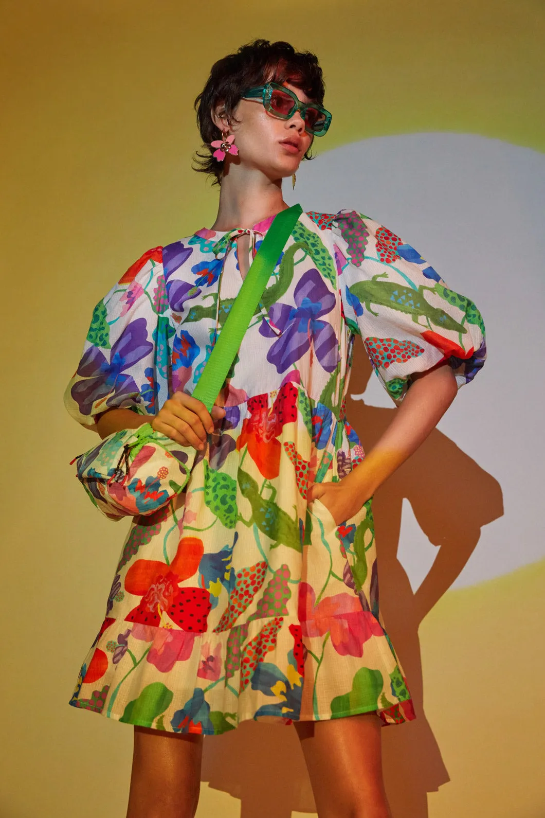 Trippy Flowers Dress sold by gorman product image thumbnail 2
