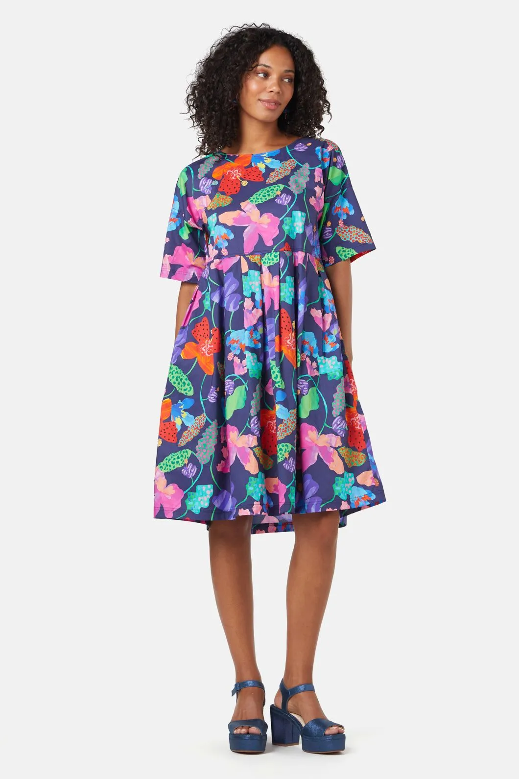 Trippy Flowers Sadie Dress sold by gorman product image thumbnail 2