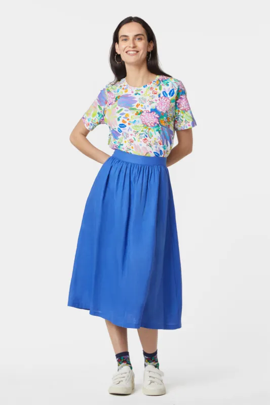 Lucy Linen Midi Skirt sold by gorman