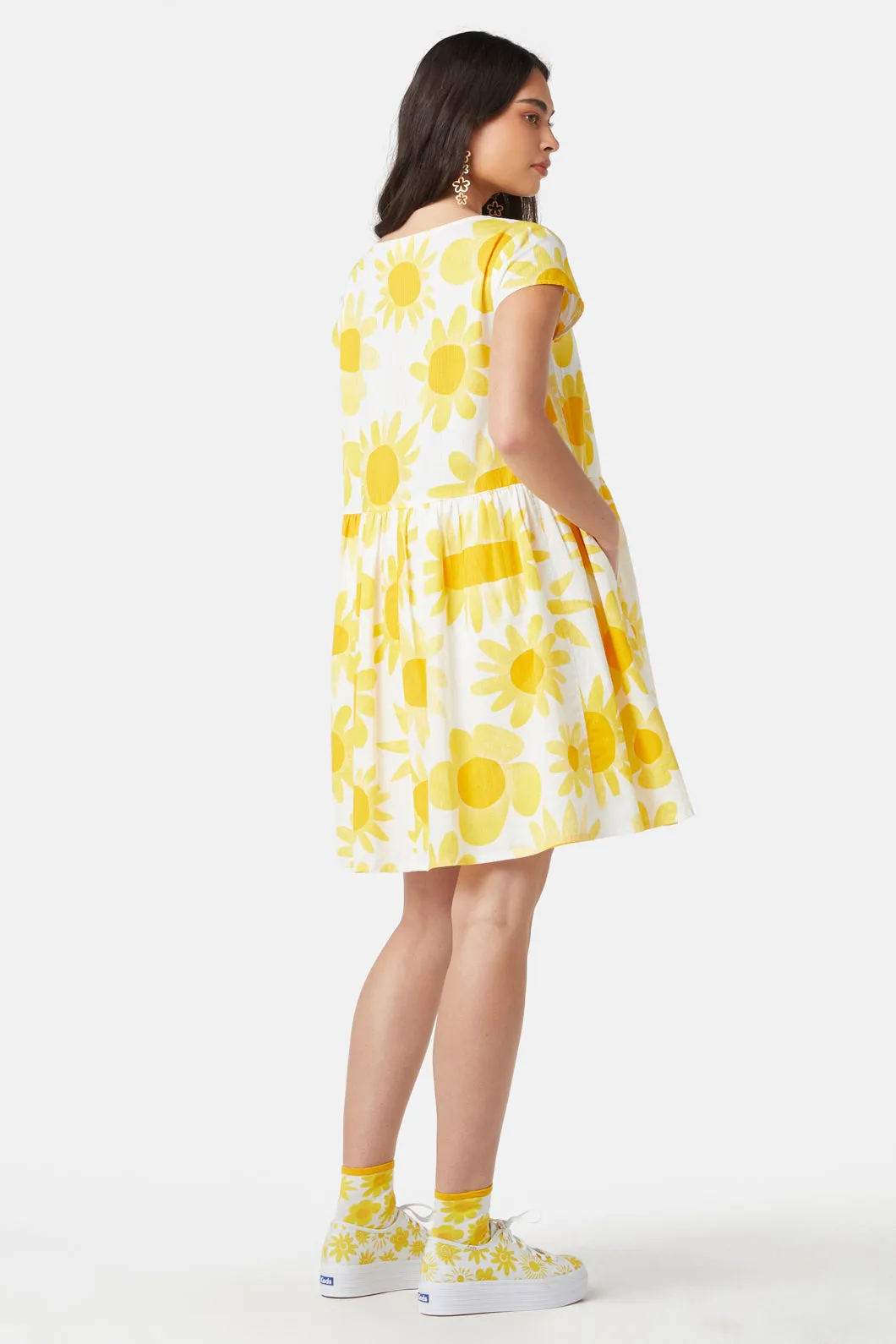 Flowering Yellow Beach Dress sold by gorman product image thumbnail 4