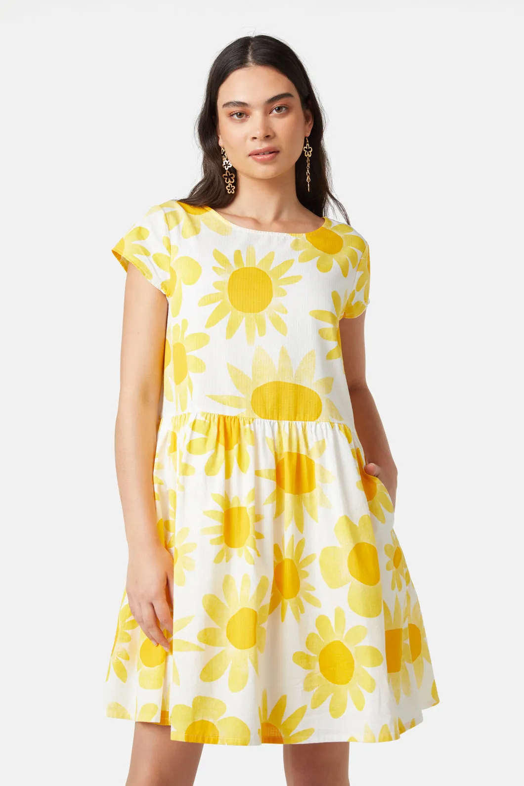Flowering Yellow Beach Dress sold by gorman product image thumbnail 2