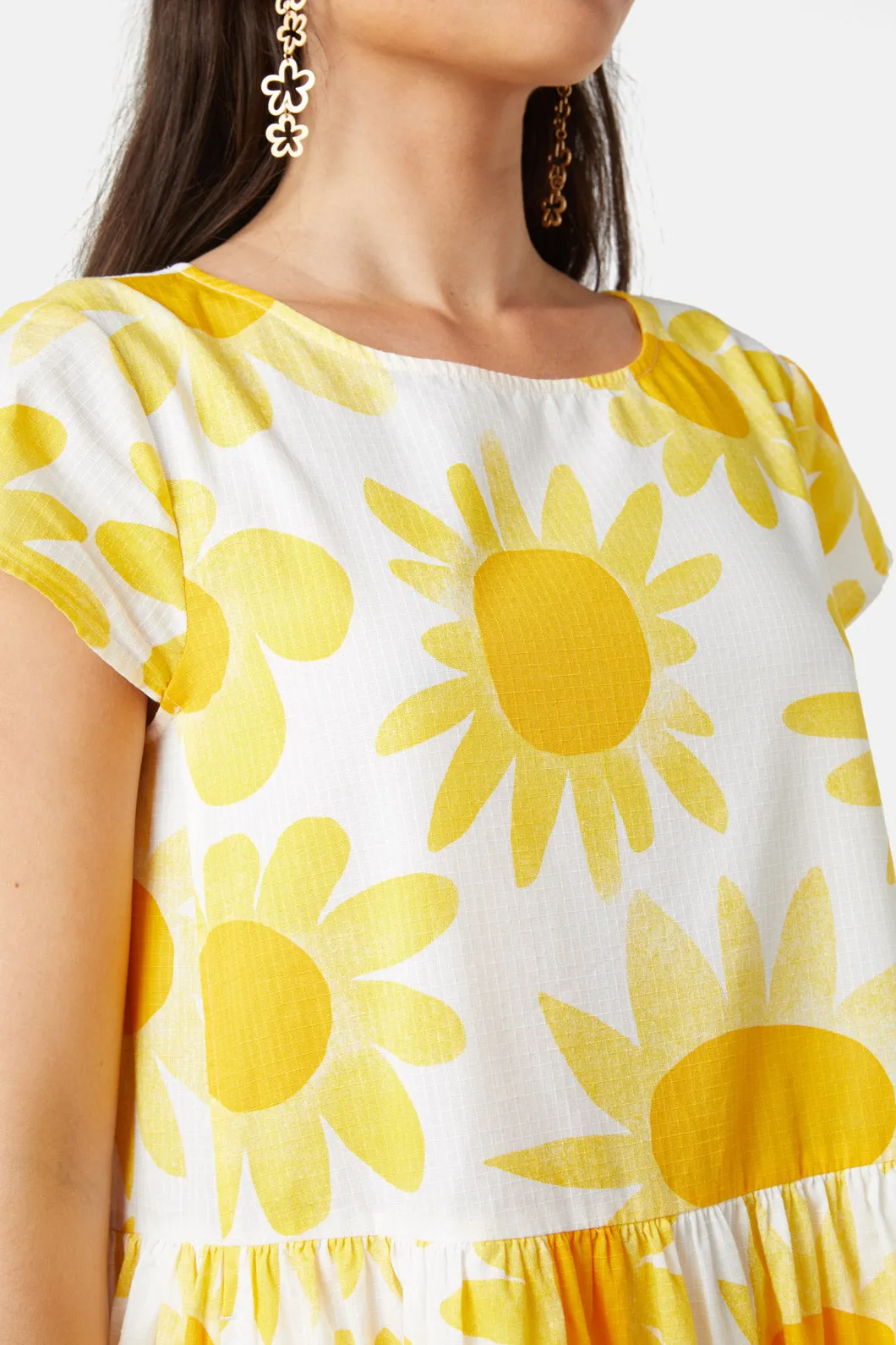 Flowering Yellow Beach Dress sold by gorman product image thumbnail 5