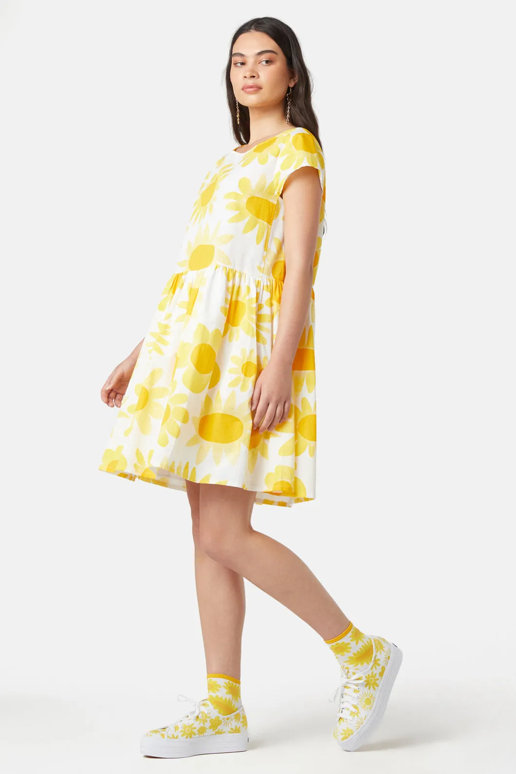 Flowering Yellow Beach Dress sold by gorman product image thumbnail 3