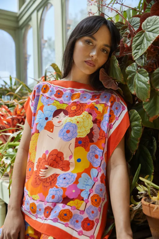 Mathilde Scarf Top sold by gorman