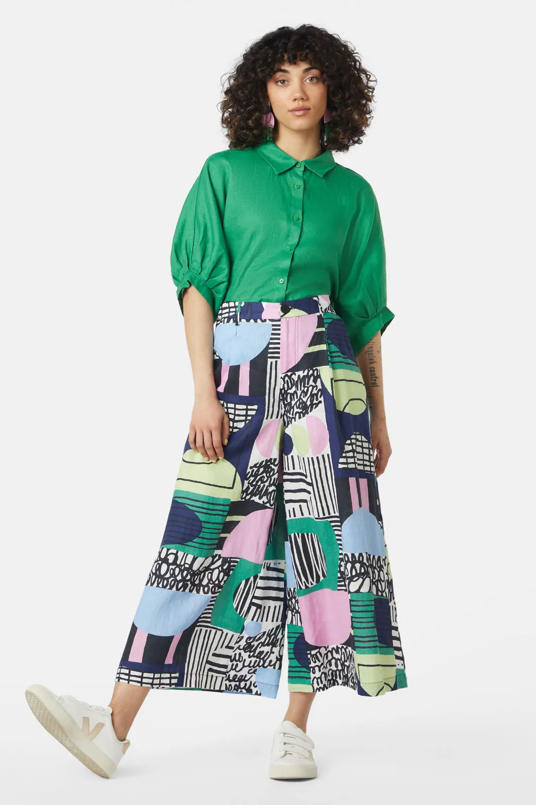 Maxi Hoops Linen Culotte sold by gorman product image thumbnail 3