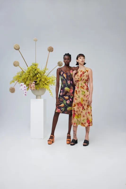 Firewheel Linen Dress sold by gorman