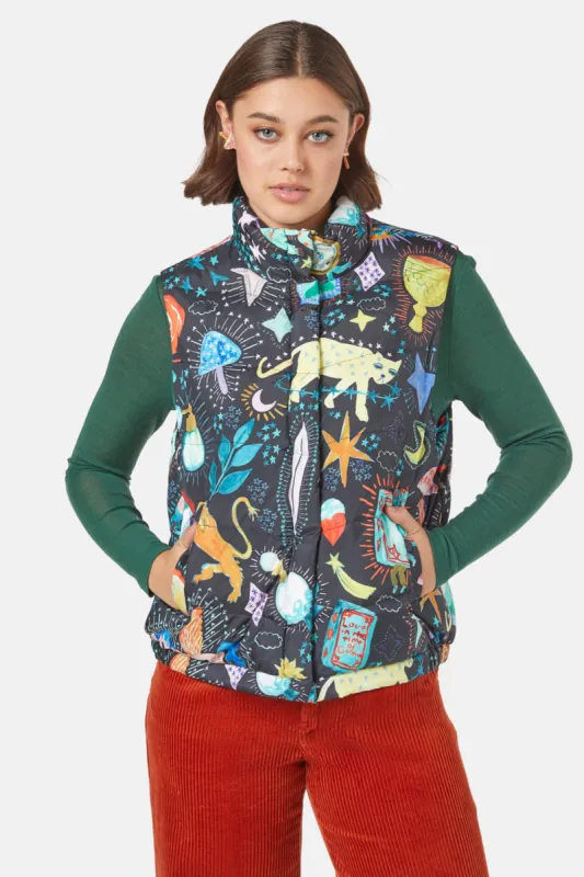 Magic Place Puffer Vest made by gorman