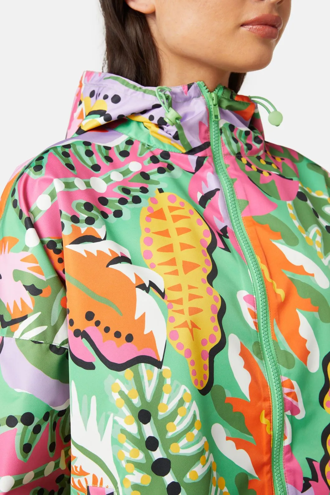 Tropical Leaves Raincoat sold by gorman product image thumbnail 5