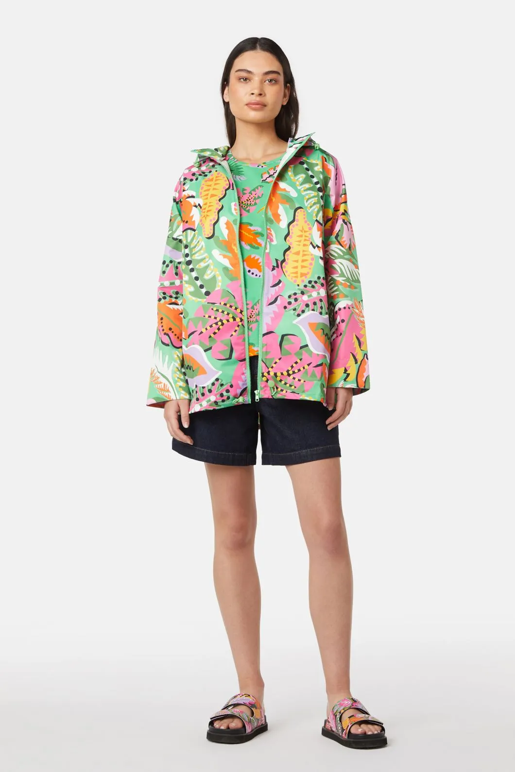 Tropical Leaves Raincoat sold by gorman product image thumbnail 2