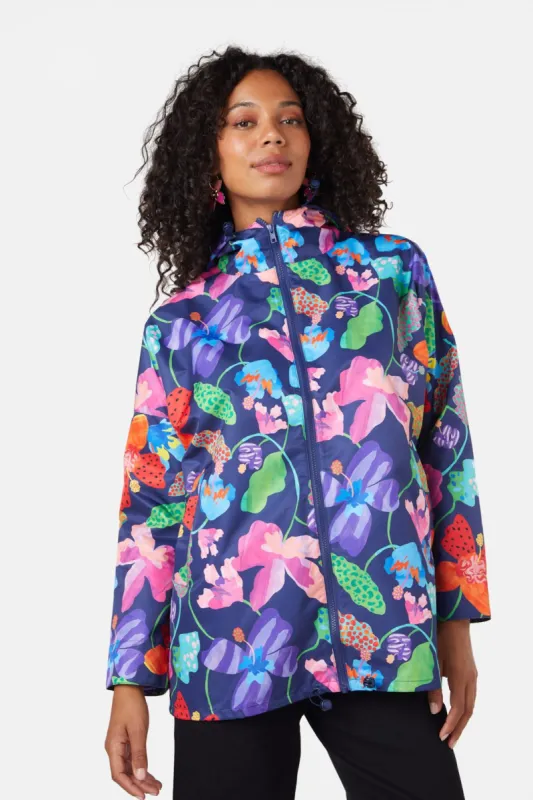Trippy Flowers Raincoat sold by gorman