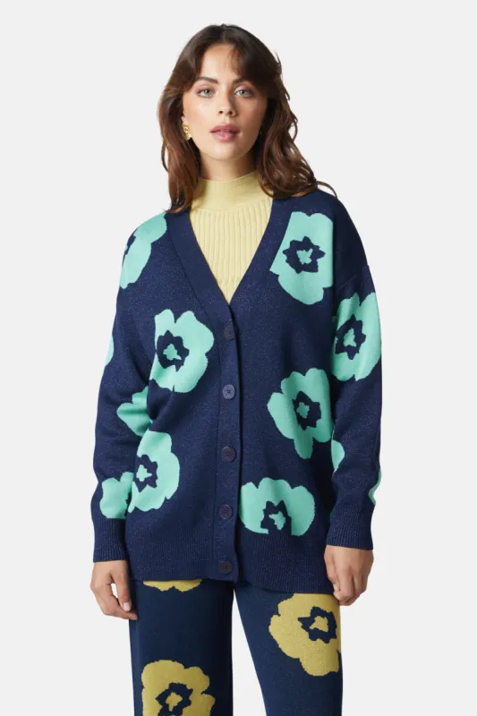 Rose Float Cardi sold by gorman
