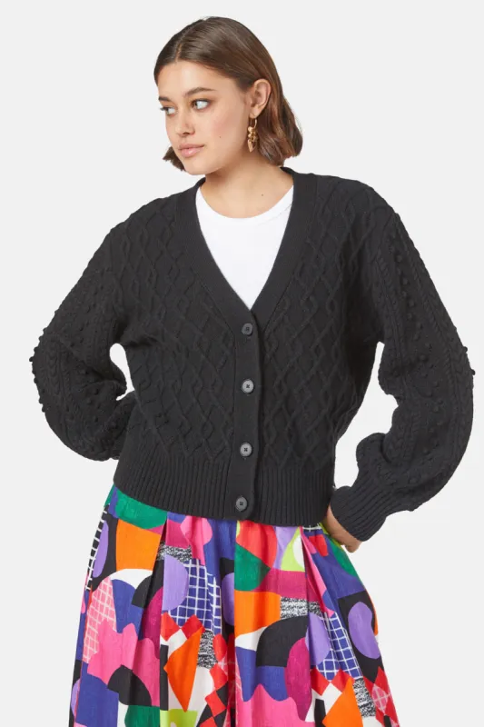 Onyx Cardi sold by gorman