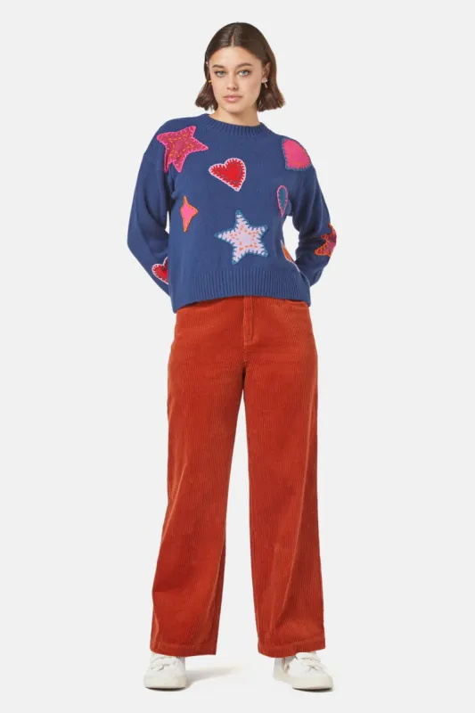 Magic Patches Jumper sold by gorman