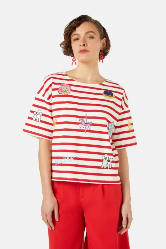 Voulez Vous Oui Non Tee made by gorman