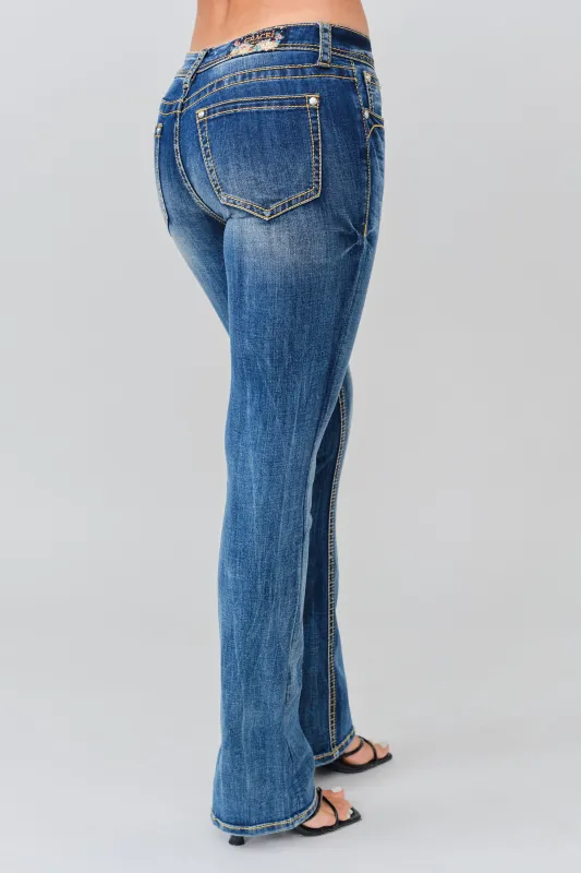 Basic 5 Pocket Bootcut Jean made by Grace in LA
