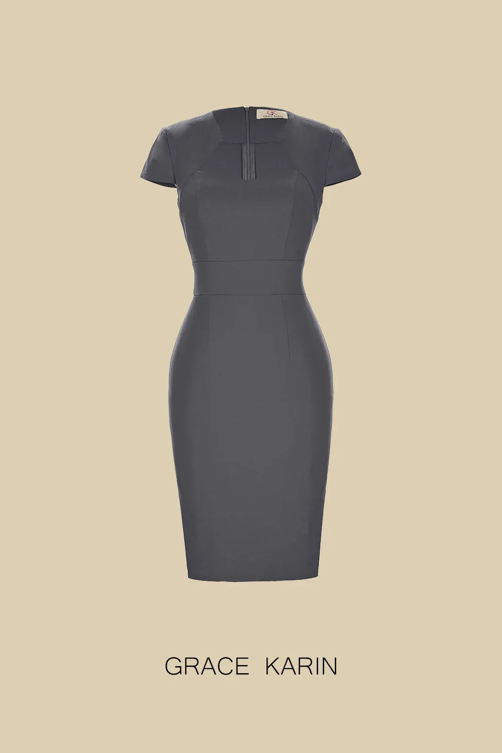 Grace Karin Vintage Cap Sleeve Bodycon Dress sold by Grace Karin product image thumbnail 3
