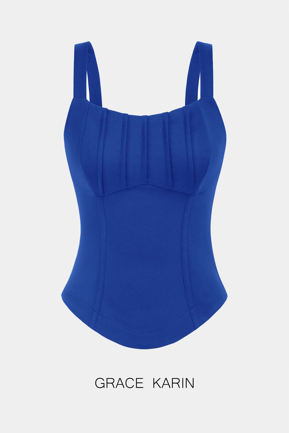 GRACE KARIN Curved Front Hem Regular Fit Wide Square Neck Tops sold by Grace Karin product image thumbnail 4