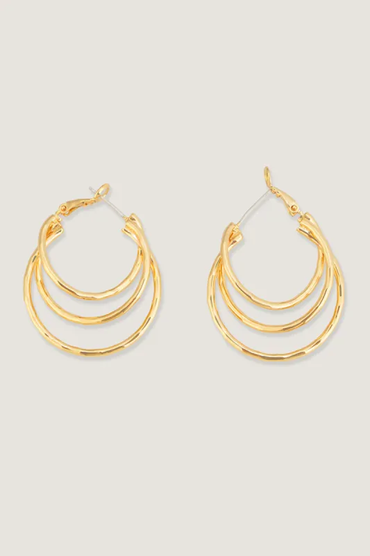 Circle Stacked Earrings sold by Grace Karin