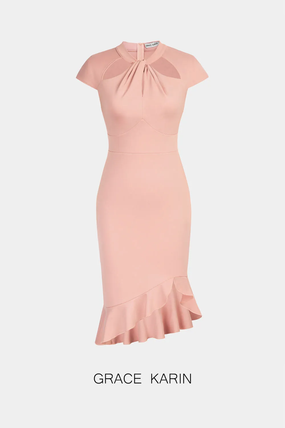 GRACE KARIN Irregular Mermaid Hem Hollowed-out Bodycon Dress sold by Grace Karin product image thumbnail 2