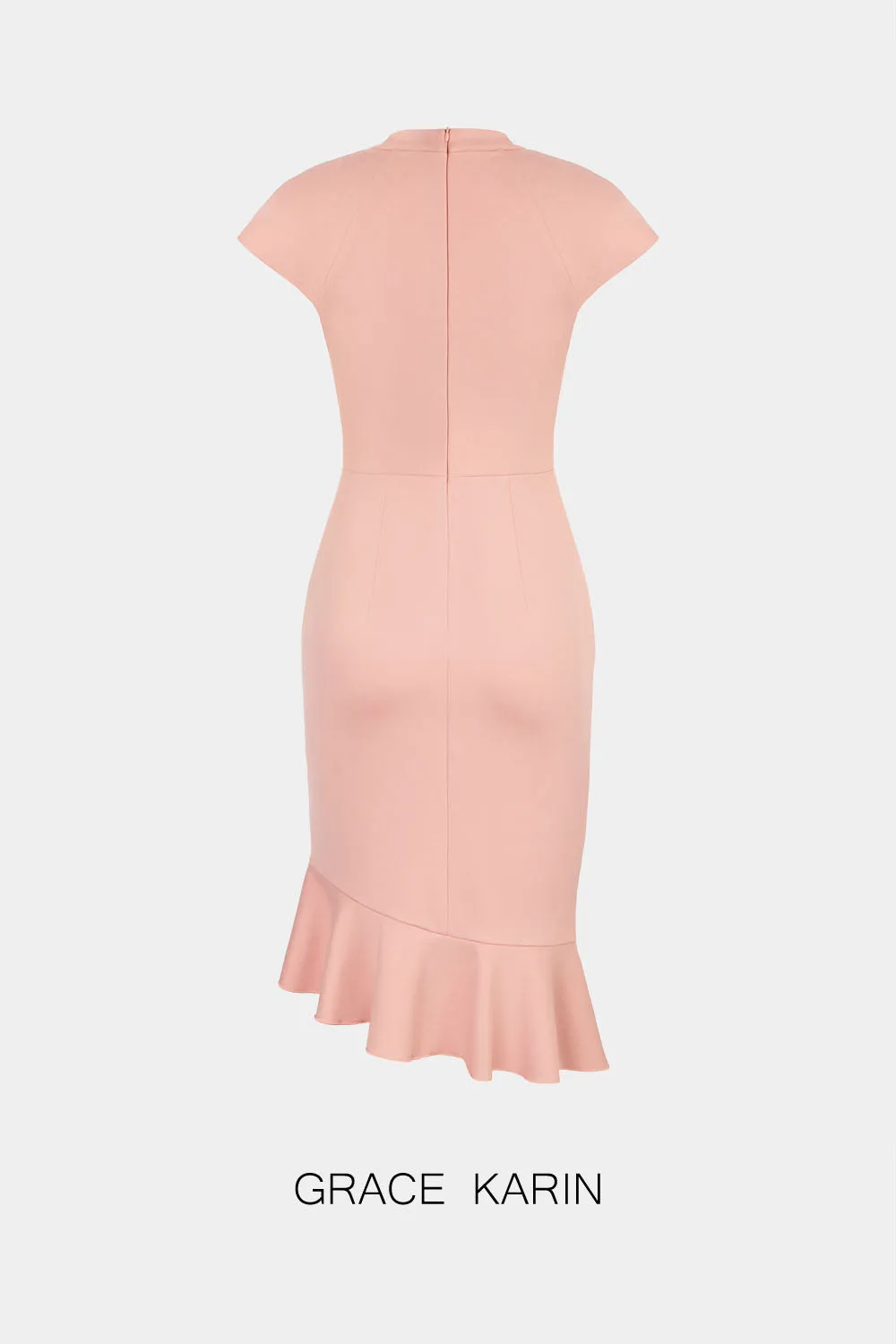 GRACE KARIN Irregular Mermaid Hem Hollowed-out Bodycon Dress sold by Grace Karin product image thumbnail 3
