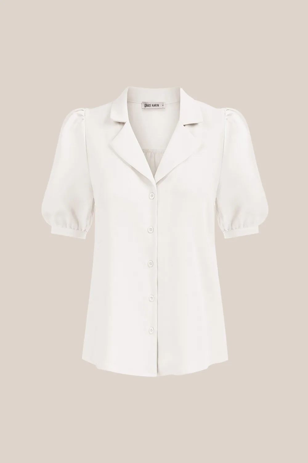 Puffed Sleeves Business Casual Tops sold by Grace Karin product image thumbnail 2