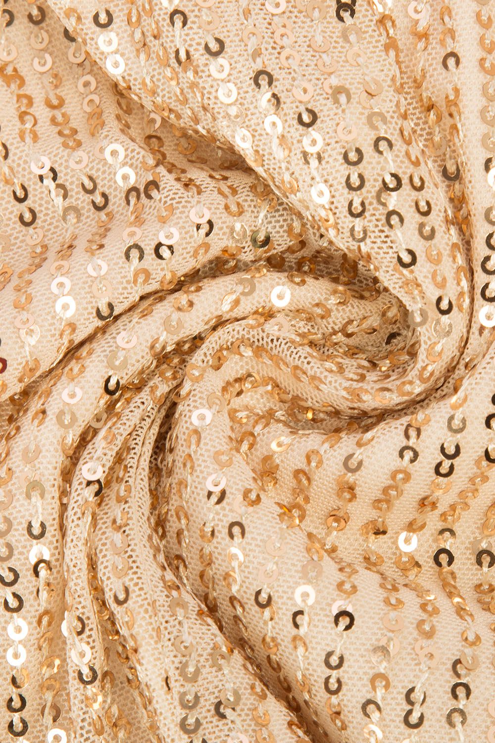 GRACE KARIN Women Sequined Party Dress Ruched Wrap Hem V-Neck Above Knee Cami Dress sold by Grace Karin product image thumbnail 9