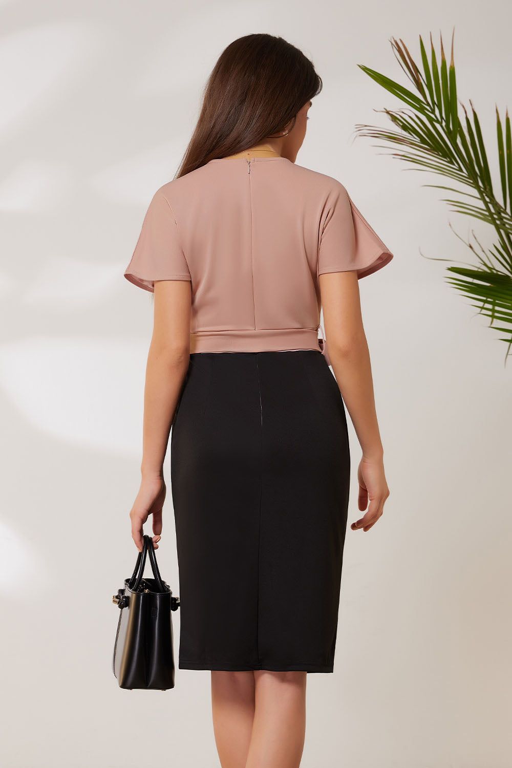 【$19.99 Flash Sale!】GRACE KARIN Short Sleeve With Belt Bodycon Dress sold by Grace Karin product image thumbnail 8