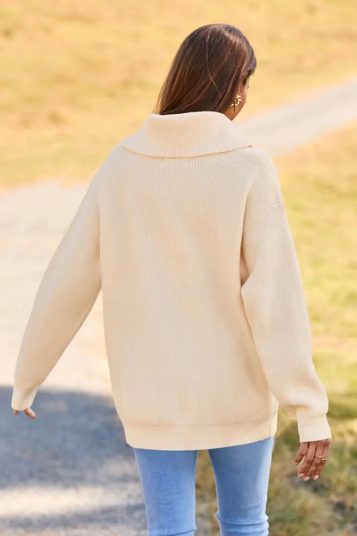 Casual Loose Knit Turtleneck Sweater Tops sold by Grace Karin product image thumbnail 3
