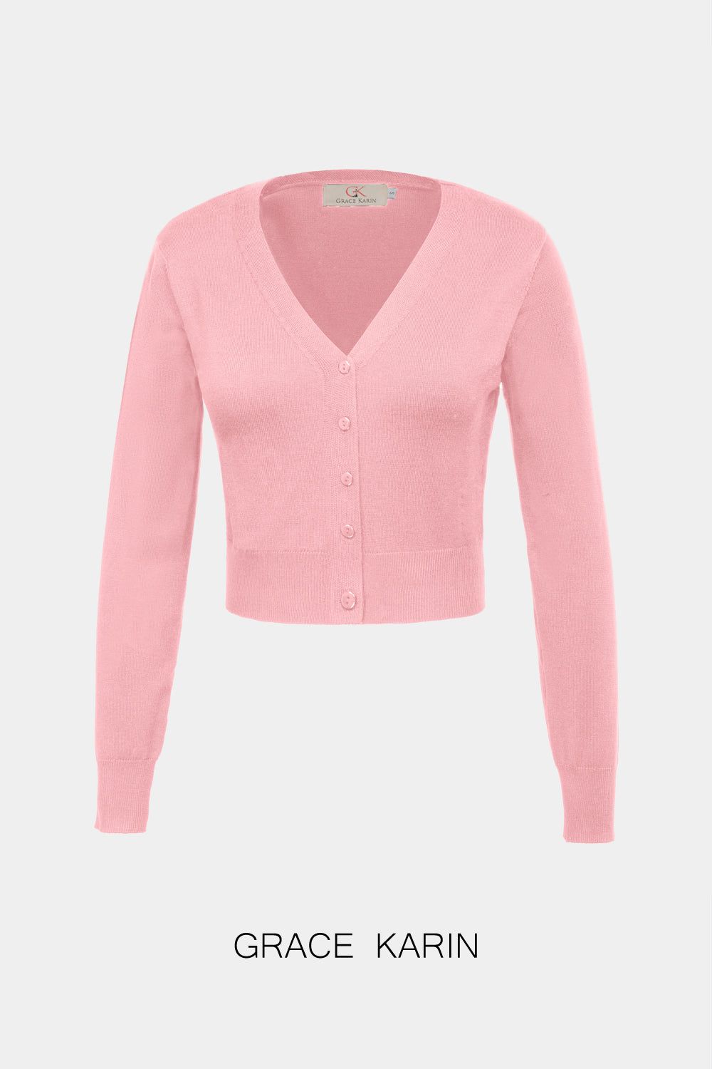 GRACE KARIN Point Sleeve Cropped Cotton Cardigan sold by Grace Karin