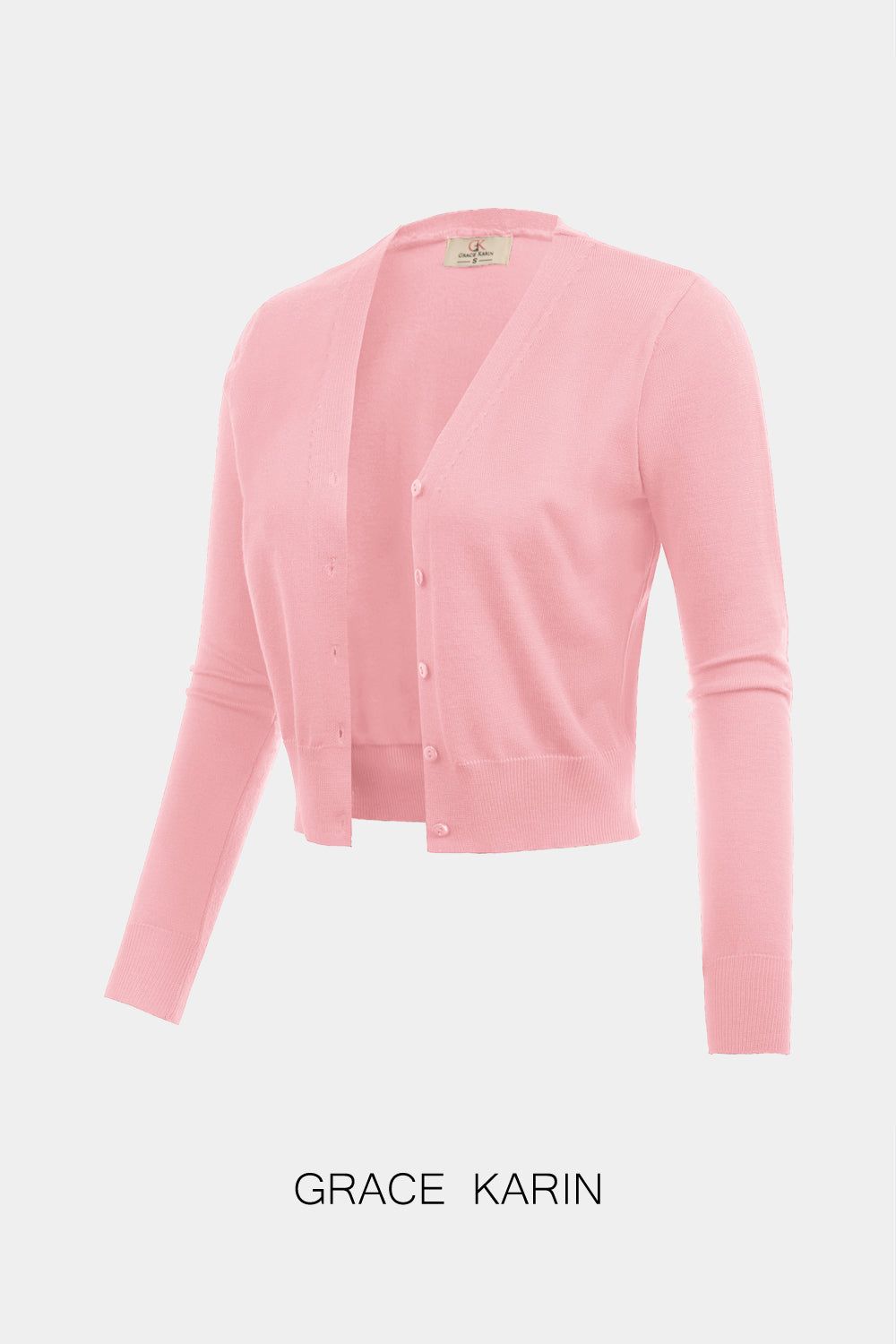 GRACE KARIN Point Sleeve Cropped Cotton Cardigan sold by Grace Karin product image thumbnail 2