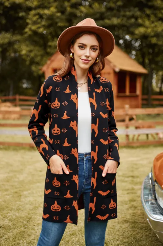 GK Women Stylish Mid-Thigh Length Cardigan Long Sleeve Open Front Sweater sold by Grace Karin