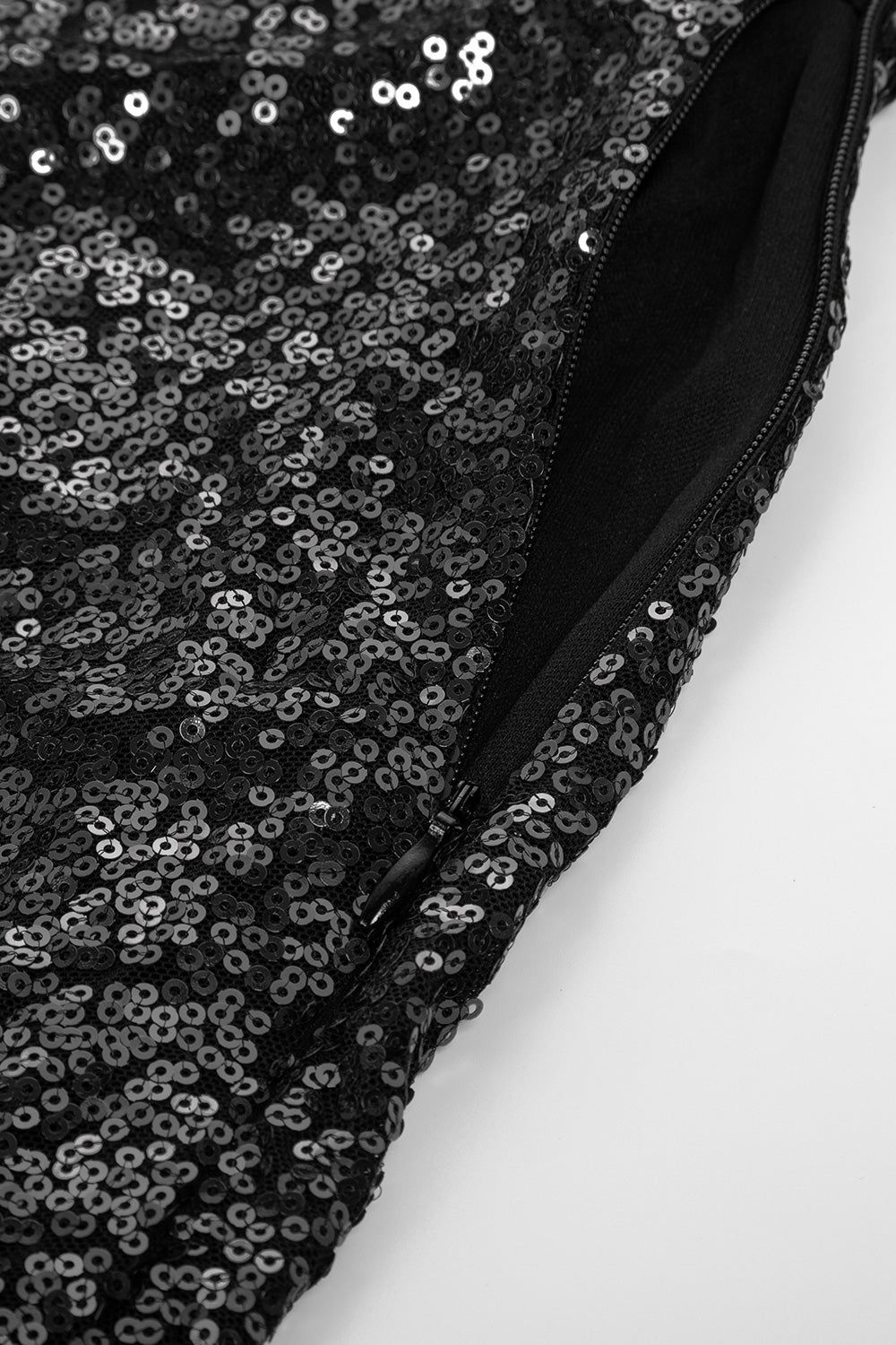 GK Women Sequined Party Dress Oblique Neck Irregular Hem Ruched Bodycon Dress sold by Grace Karin product image thumbnail 8