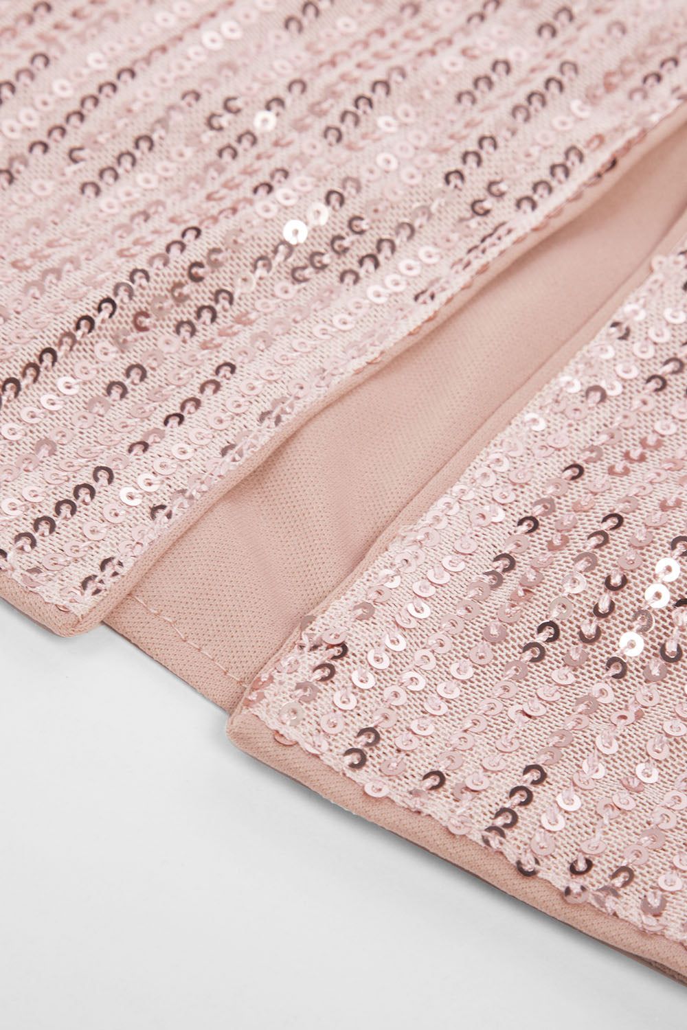 GK Women Sequin Patchwork Dress Long Sleeve V-Neck Defined Waist Bodycon Dress sold by Grace Karin product image thumbnail 10