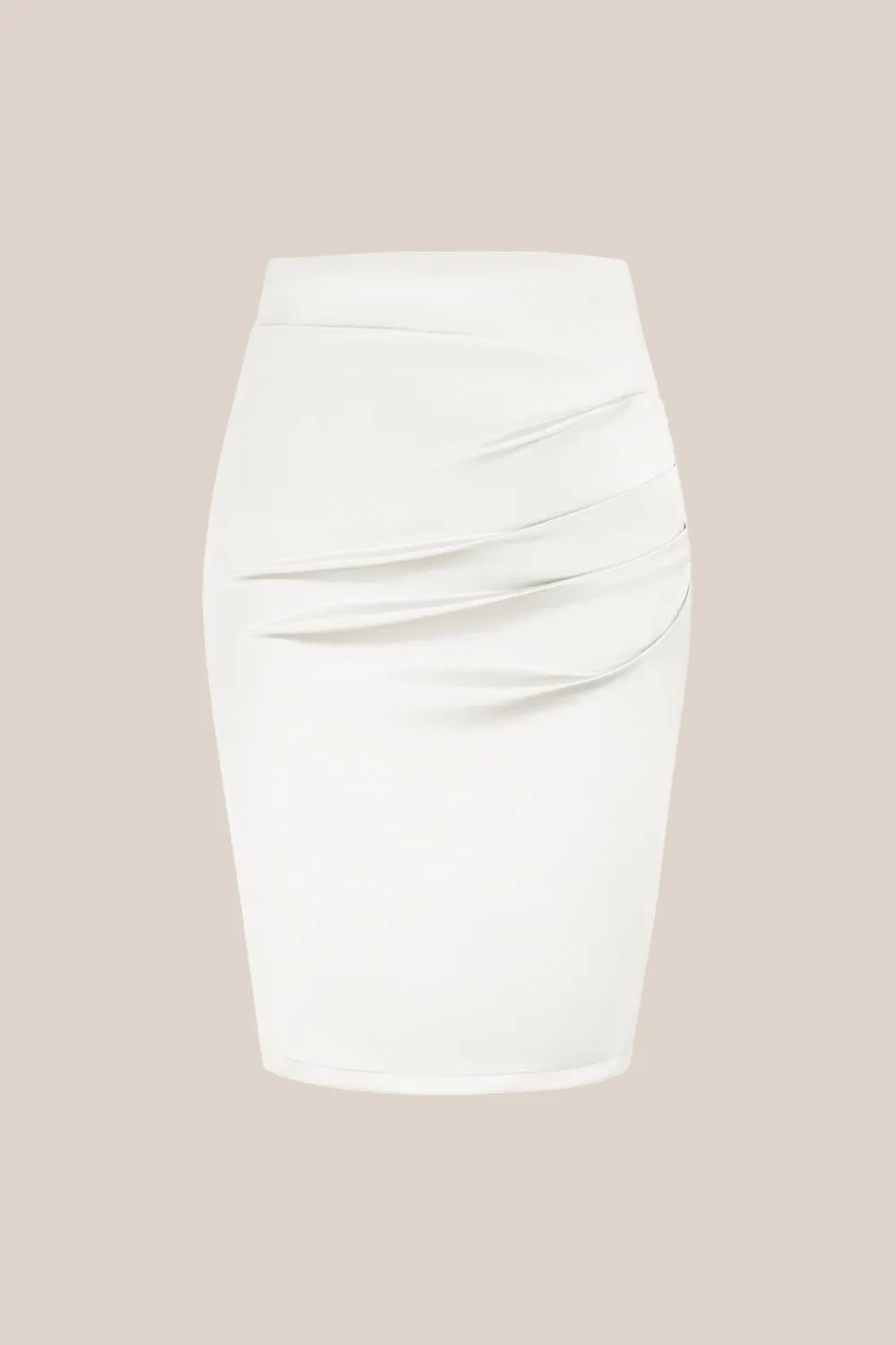 Ruched High Waist Above Knee Hips-Wrapped Party Skirt sold by Grace Karin product image thumbnail 3