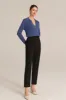 High Waist Solid Color Work Pants - Black sold by Grace Karin