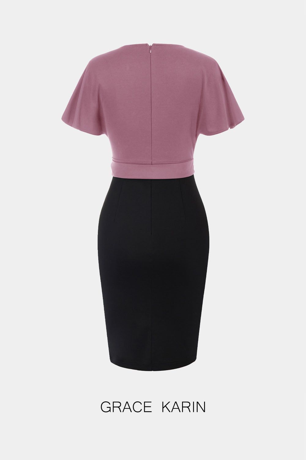 GRACE KARIN Short Sleeve With Belt Bodycon Dress sold by Grace Karin product image thumbnail 6