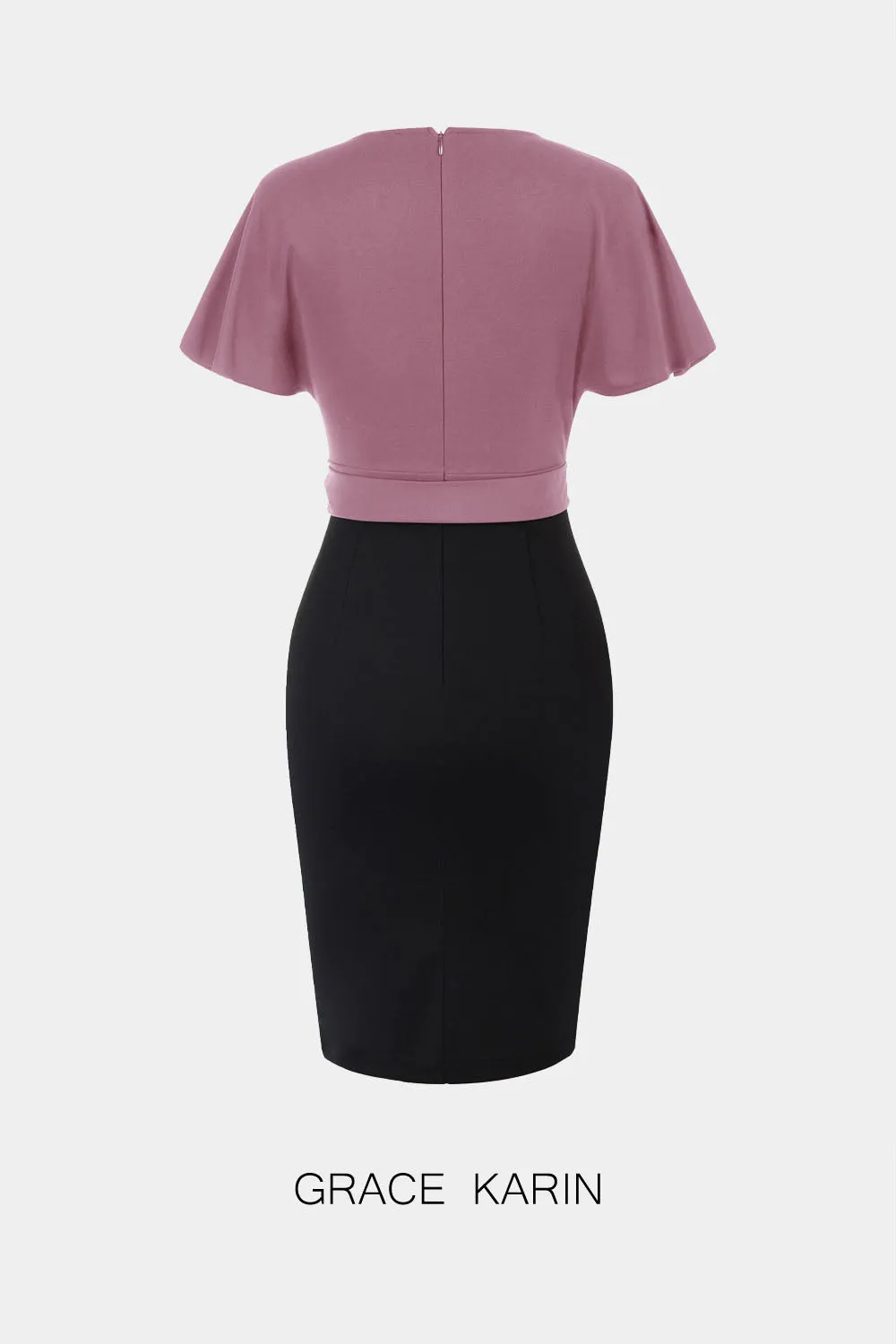 GRACE KARIN Short Sleeve With Belt Bodycon Dress sold by Grace Karin product image thumbnail 2