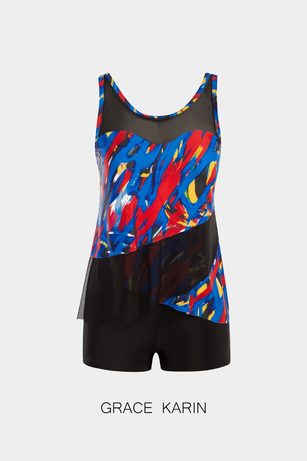 【$19.99 Flash Sale!】GRACE KARIN 2pcs Set Patchwork Swimsuit sold by Grace Karin product image thumbnail 3