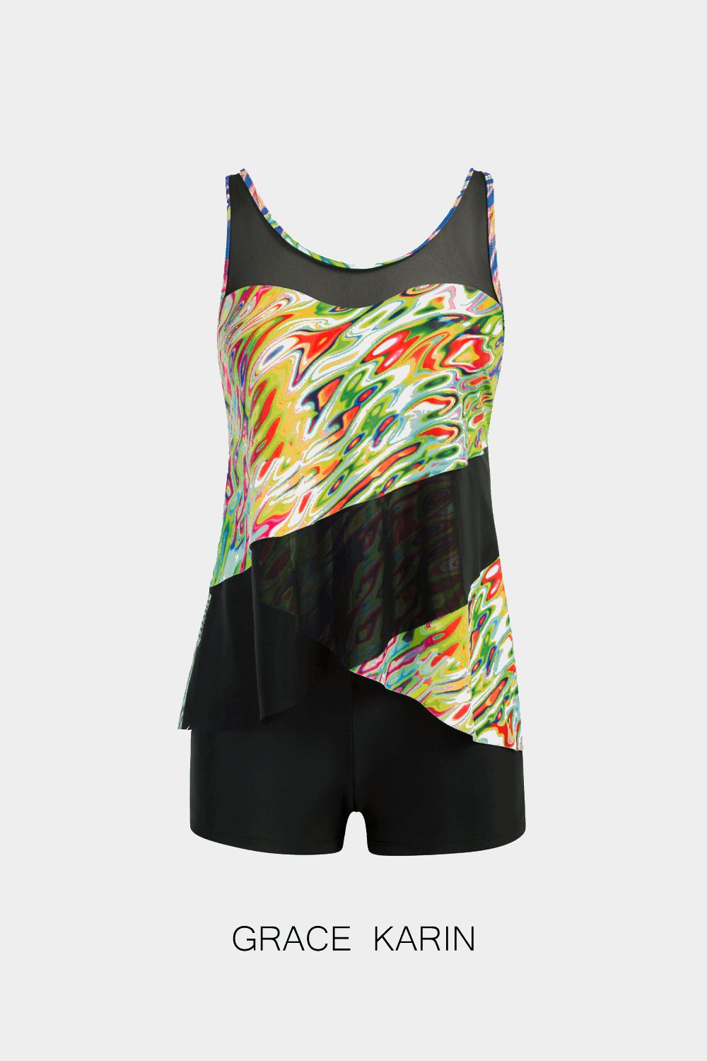 【$19.99 Flash Sale!】GRACE KARIN 2pcs Set Patchwork Swimsuit sold by Grace Karin product image thumbnail 4